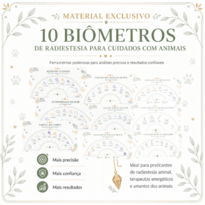 Pack 10 Biômetros Análise de Radiestesia — Cuidados com Animais|Pets