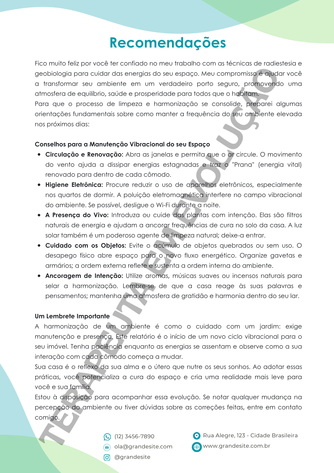 Relatório TRAUMAS E EMOÇÕES | Editável no Canva - Imagem 2