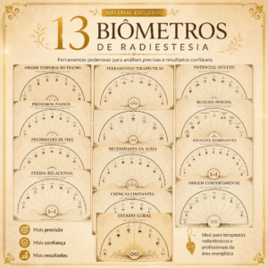 Pack 13 Biômetros de Radiestesia