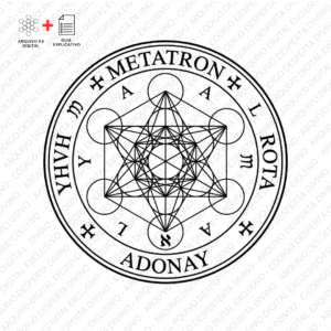 Gráfico Selo de Metatron | Radiestesia