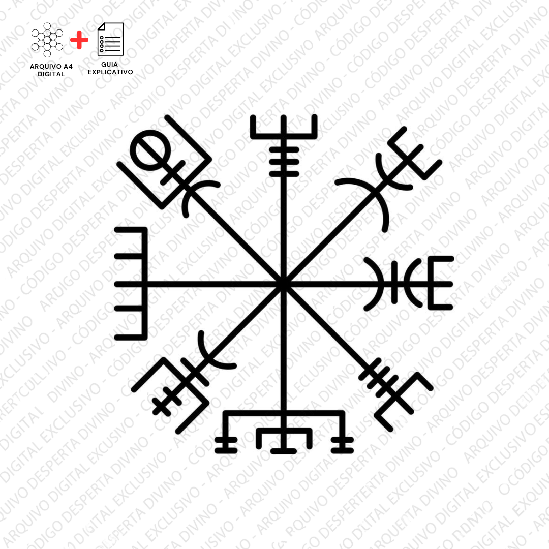 Gráfico Vegvisir | Radiestesia