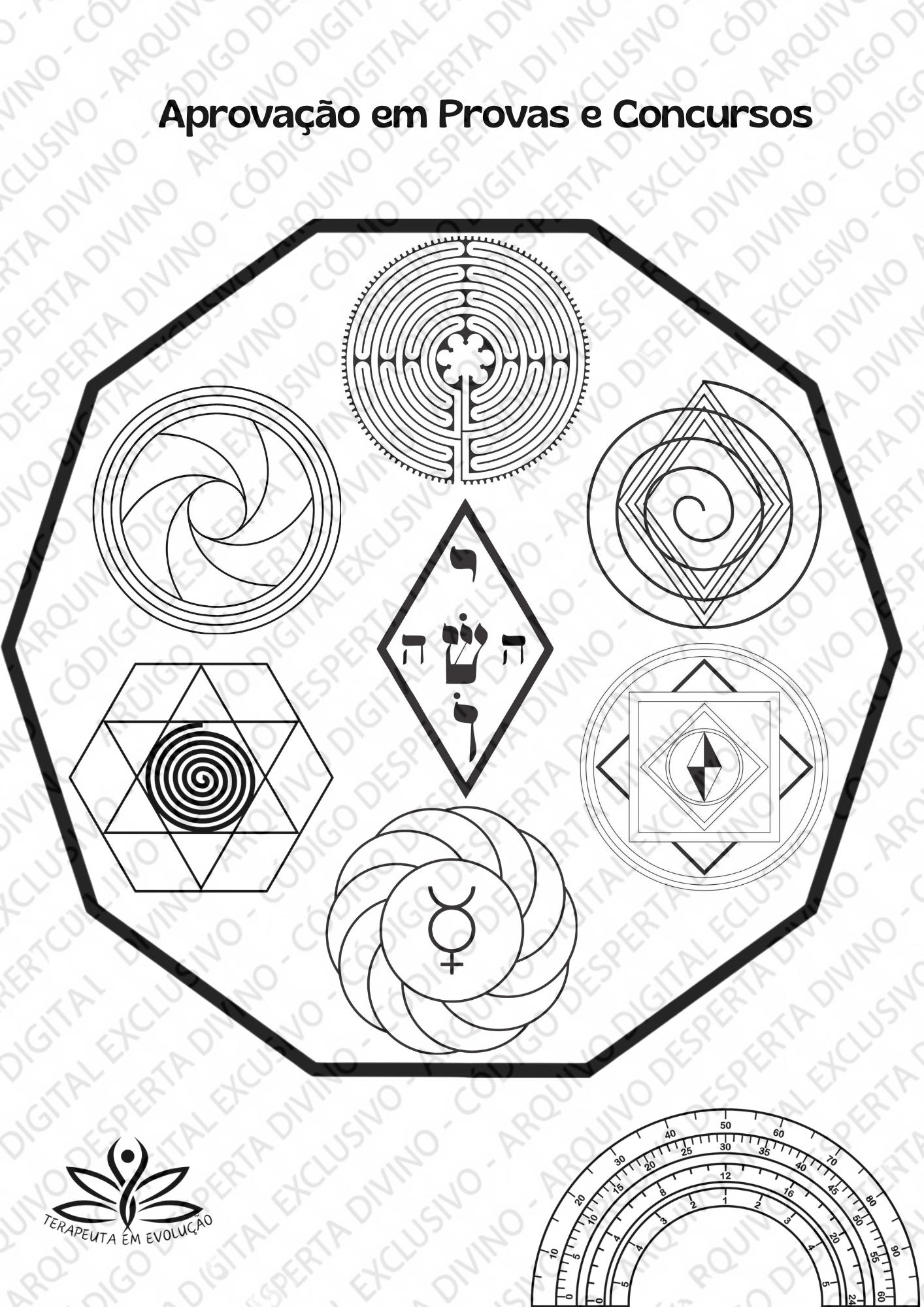 Mandala de Provas e Concursos