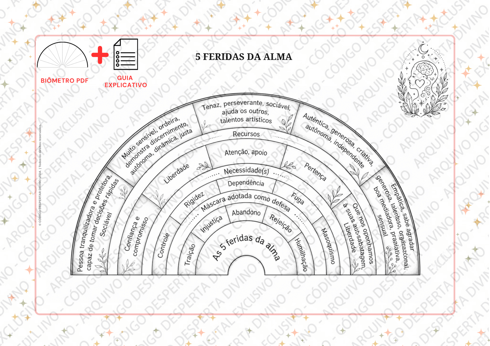 Biômetro  As 5 Feridas da Alma